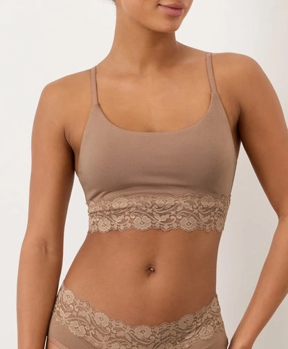 lace modern scoop bralette