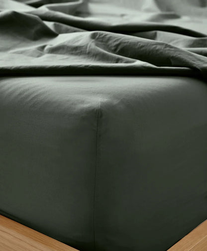 organic cool-air percale fitted sheet