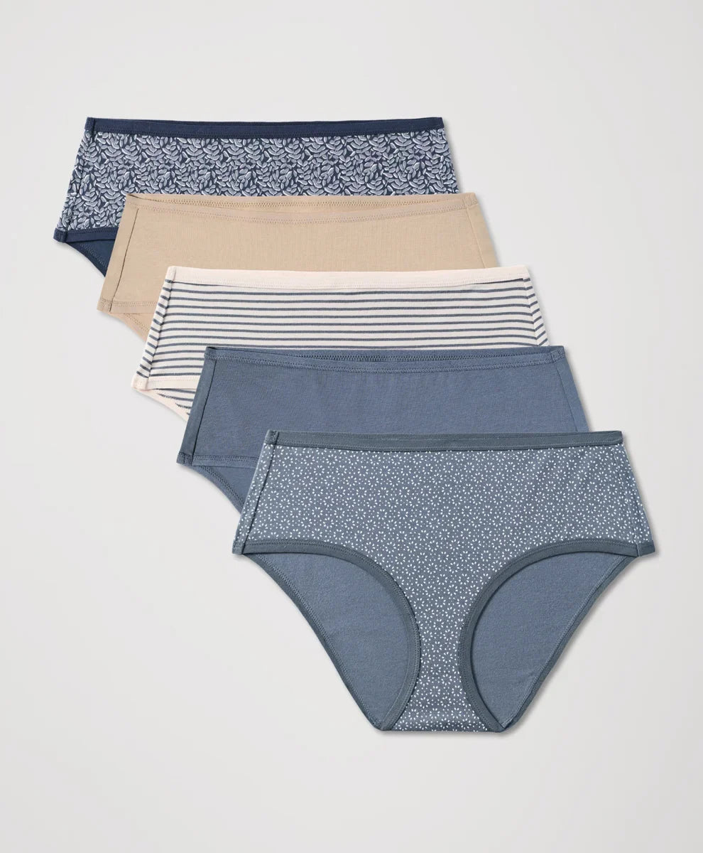 everyday mid rise hipster 5-pack