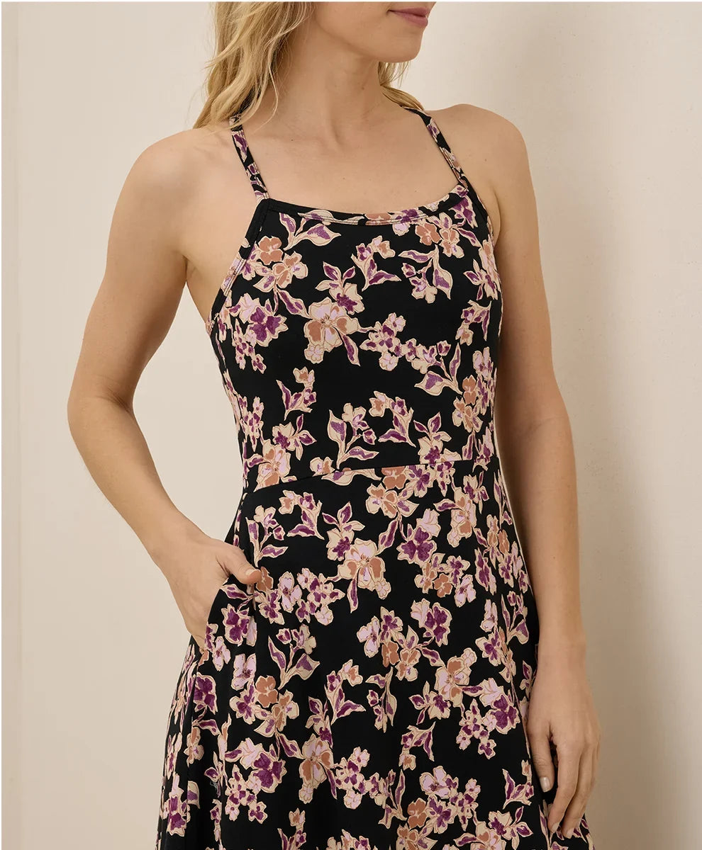 clearance fit & flare midi dress