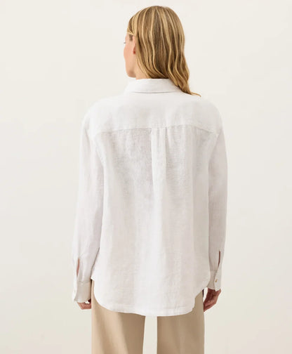 clearance linen relaxed shirt