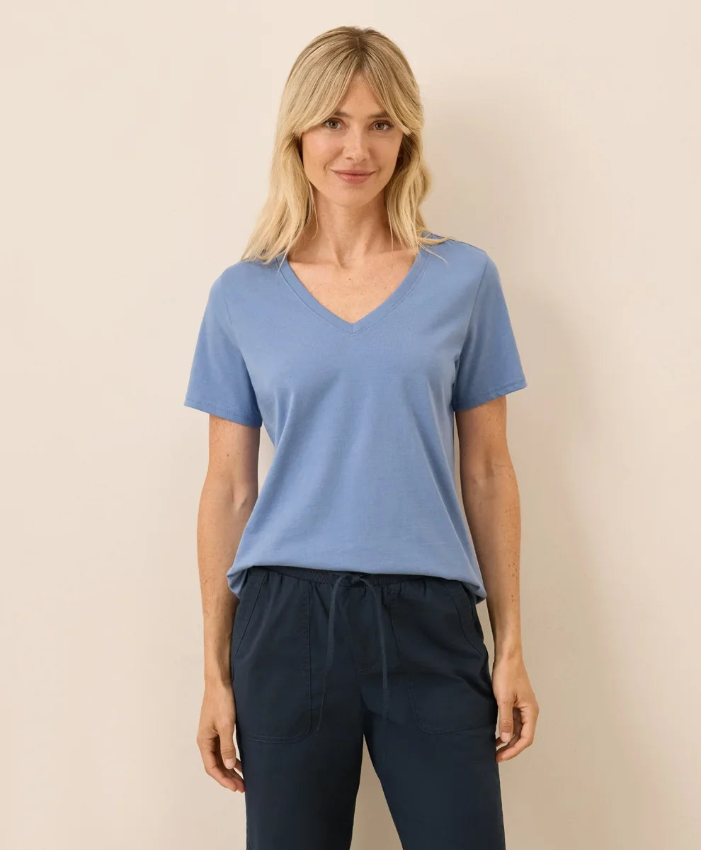 clearance softspun v-neck tee