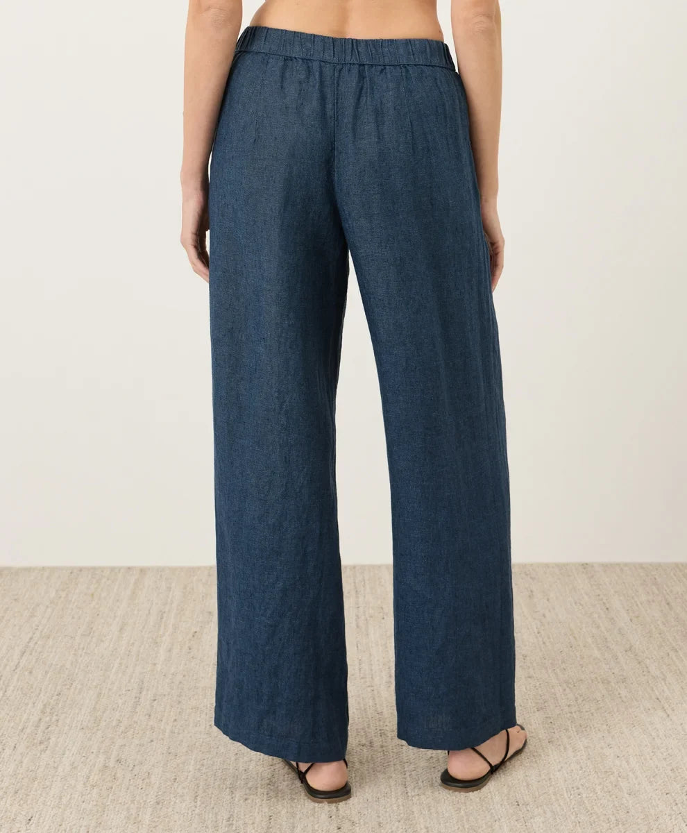 clearance linen easy trouser pant