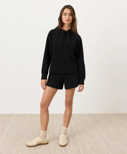 clearance cloudknit curved hem short