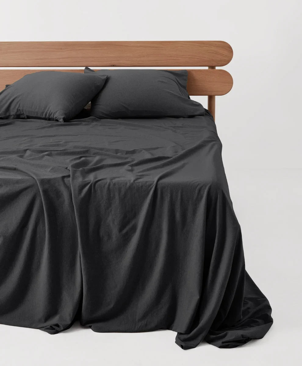 organic favorite tee jersey sheet set