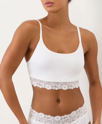 lace modern scoop bralette