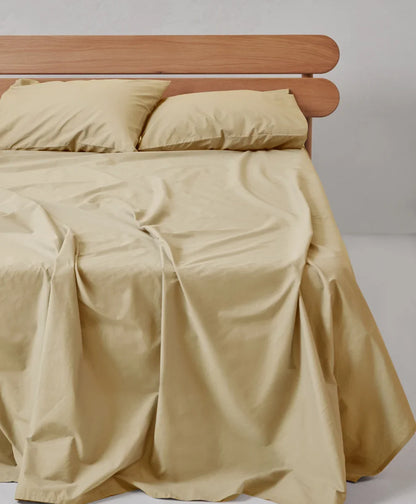 organic cool-air percale sheet set