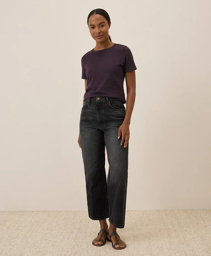 clearance luxe stretch jersey slim tee
