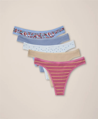 clearance everyday classic fit thong 5-pack