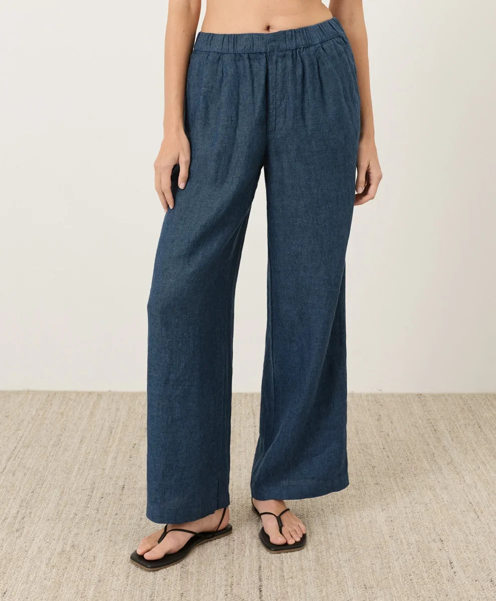 clearance linen easy trouser pant
