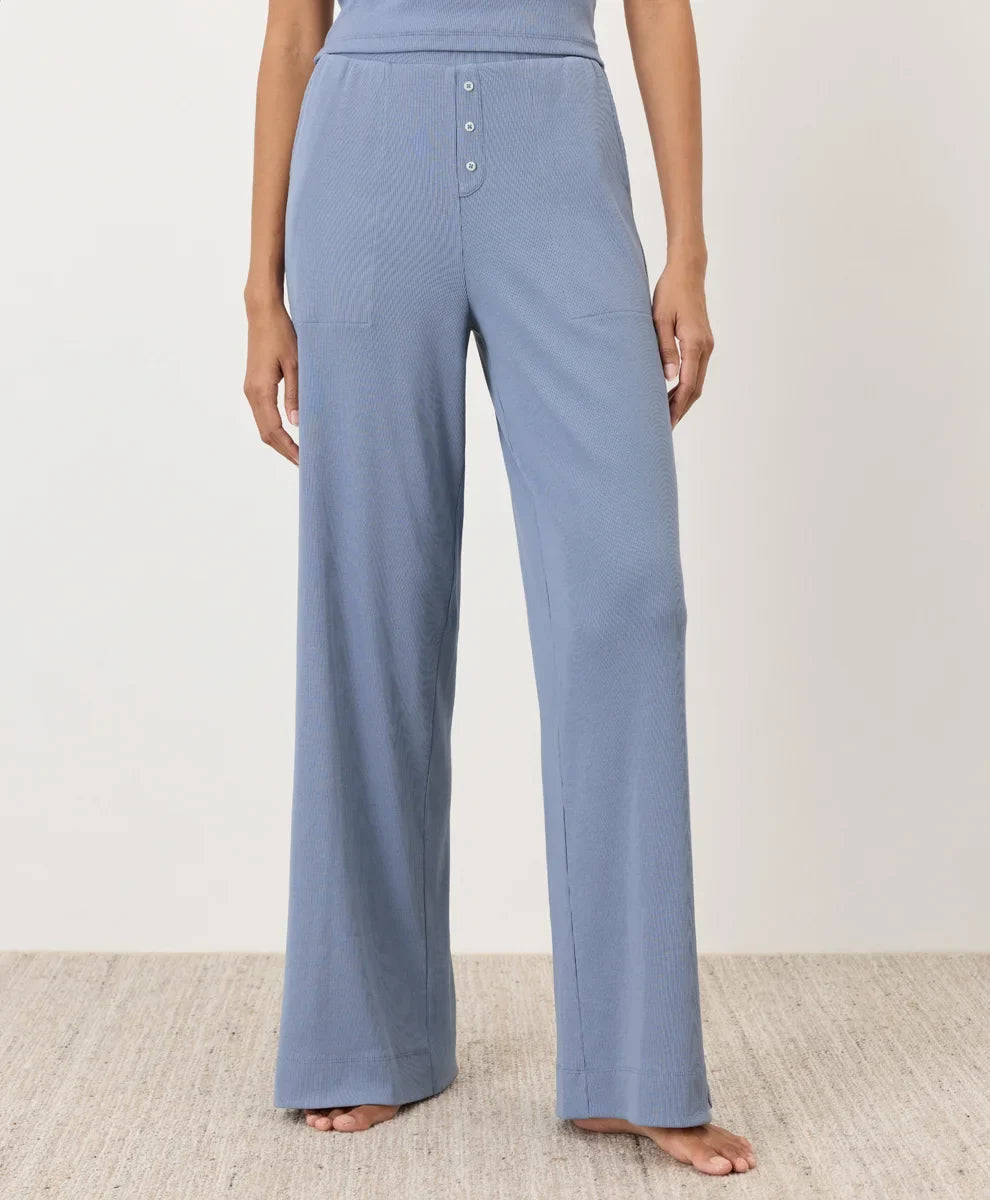 clearance dream rib wide leg lounge pant