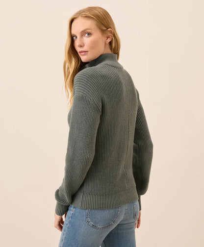 clearance luxe knit henley sweater