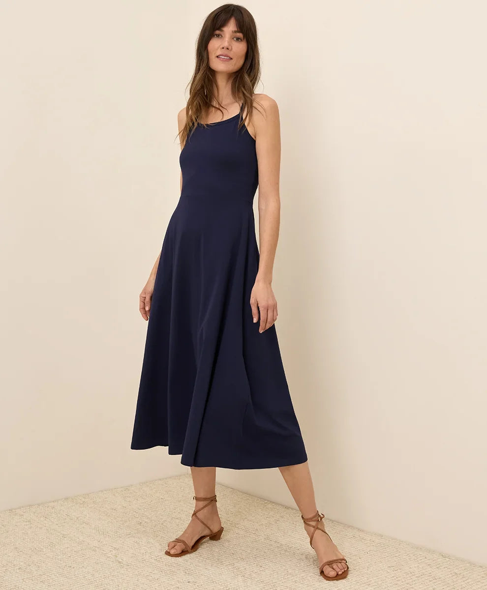clearance fit & flare midi dress
