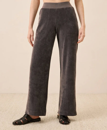 clearance pure velour wide leg pant