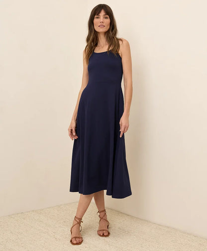 clearance fit & flare midi dress