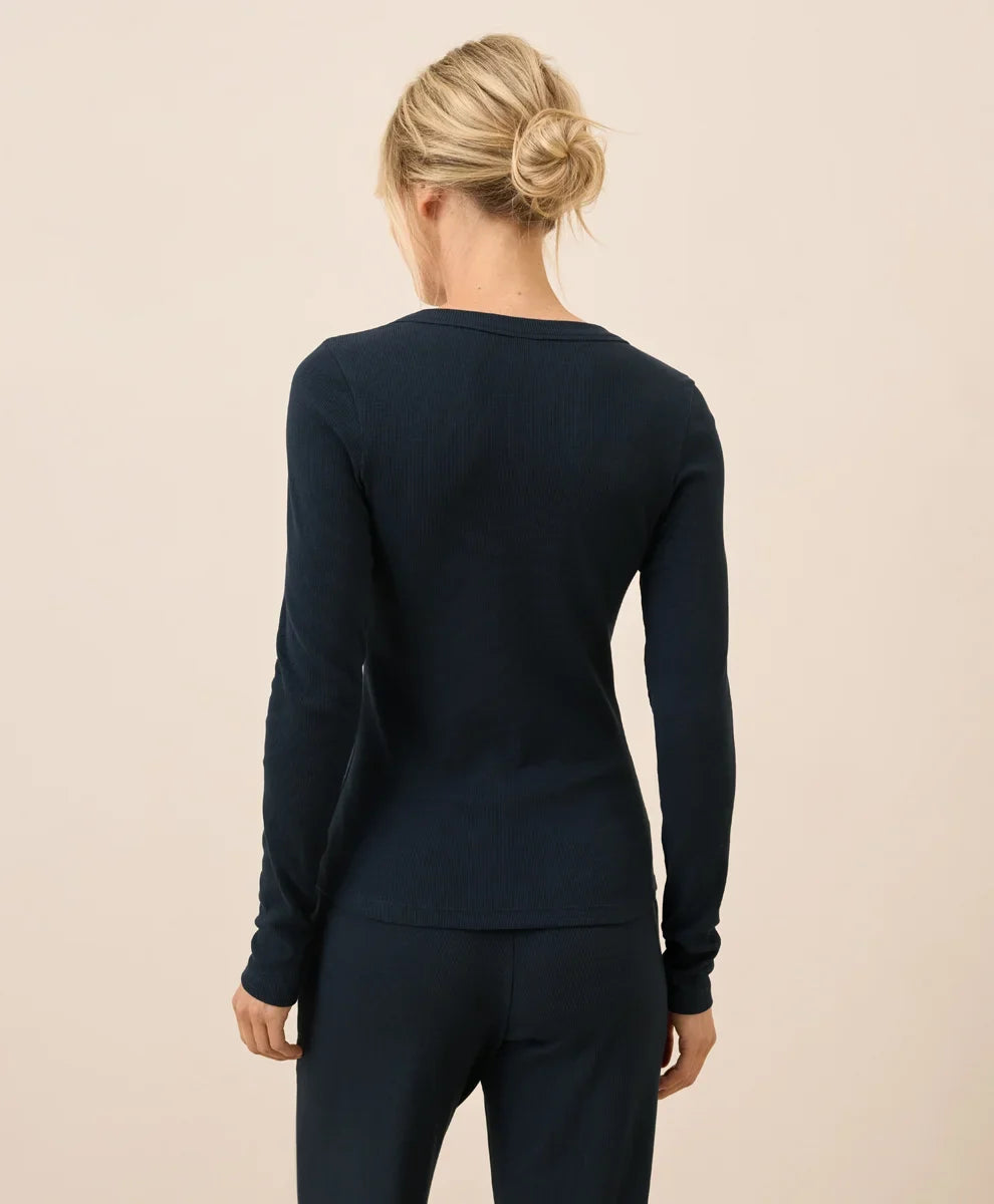 clearance easy rib slim henley