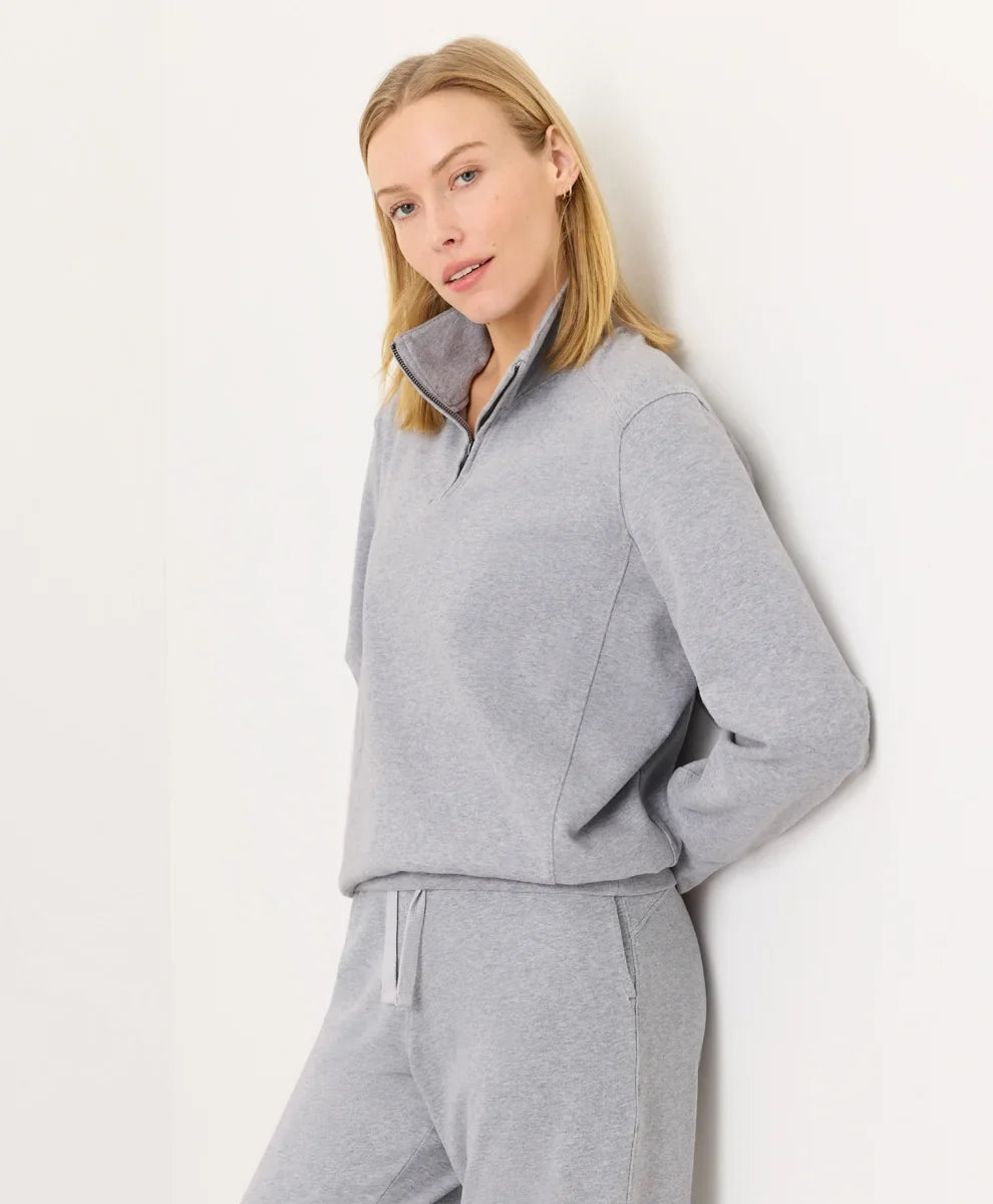 clearance cloudknit quarter zip