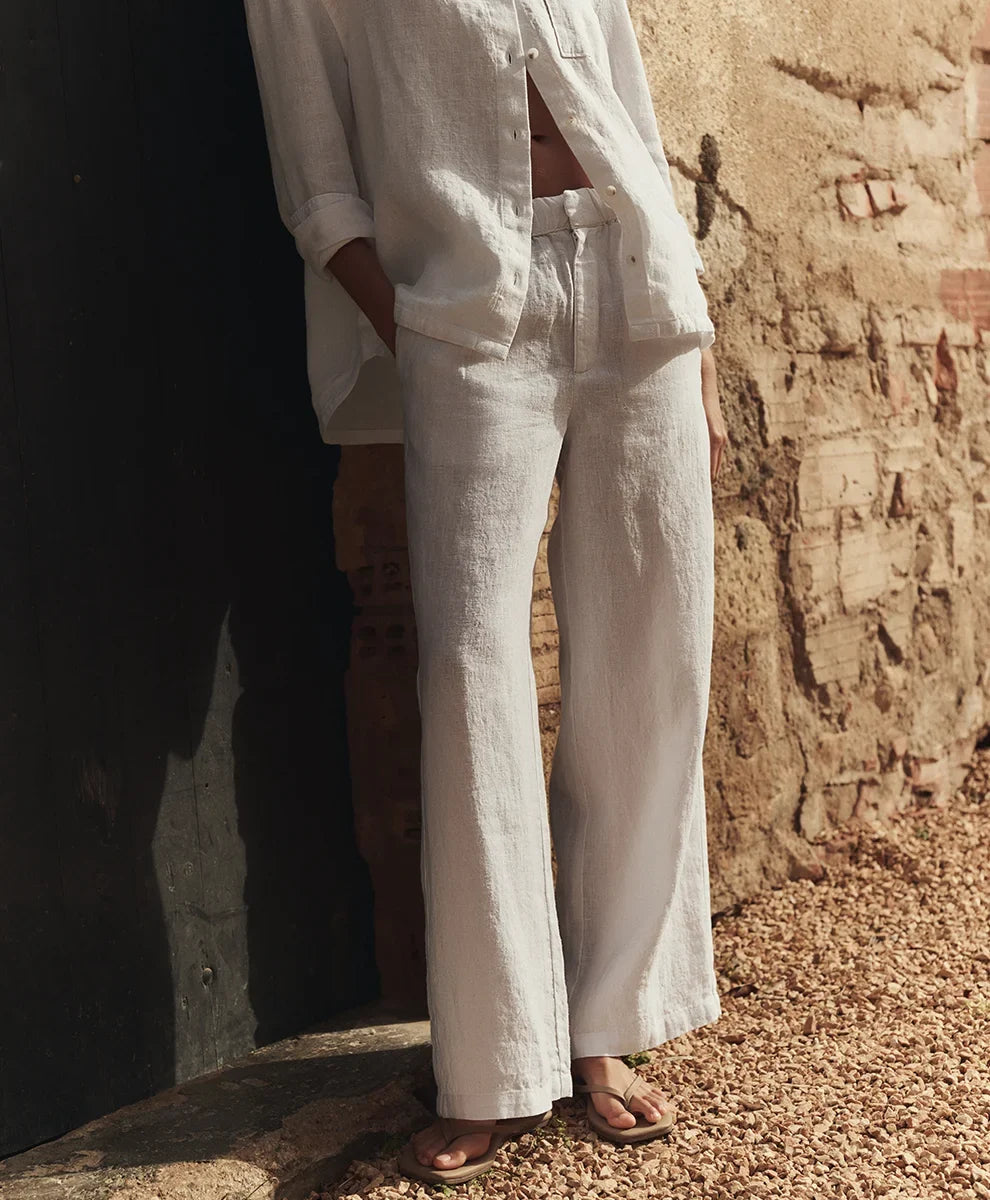 clearance linen easy trouser pant