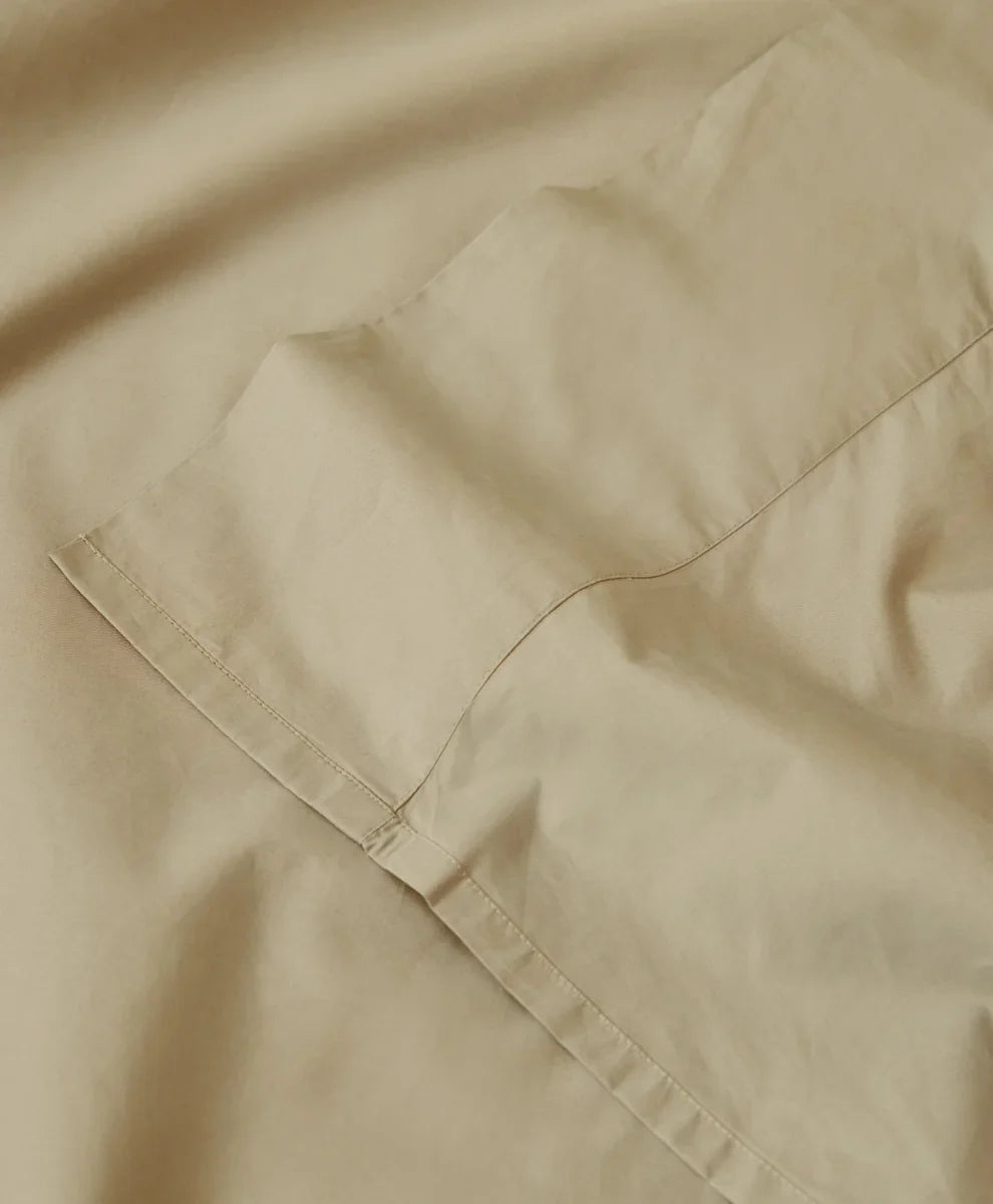 organic cool-air percale flat sheet