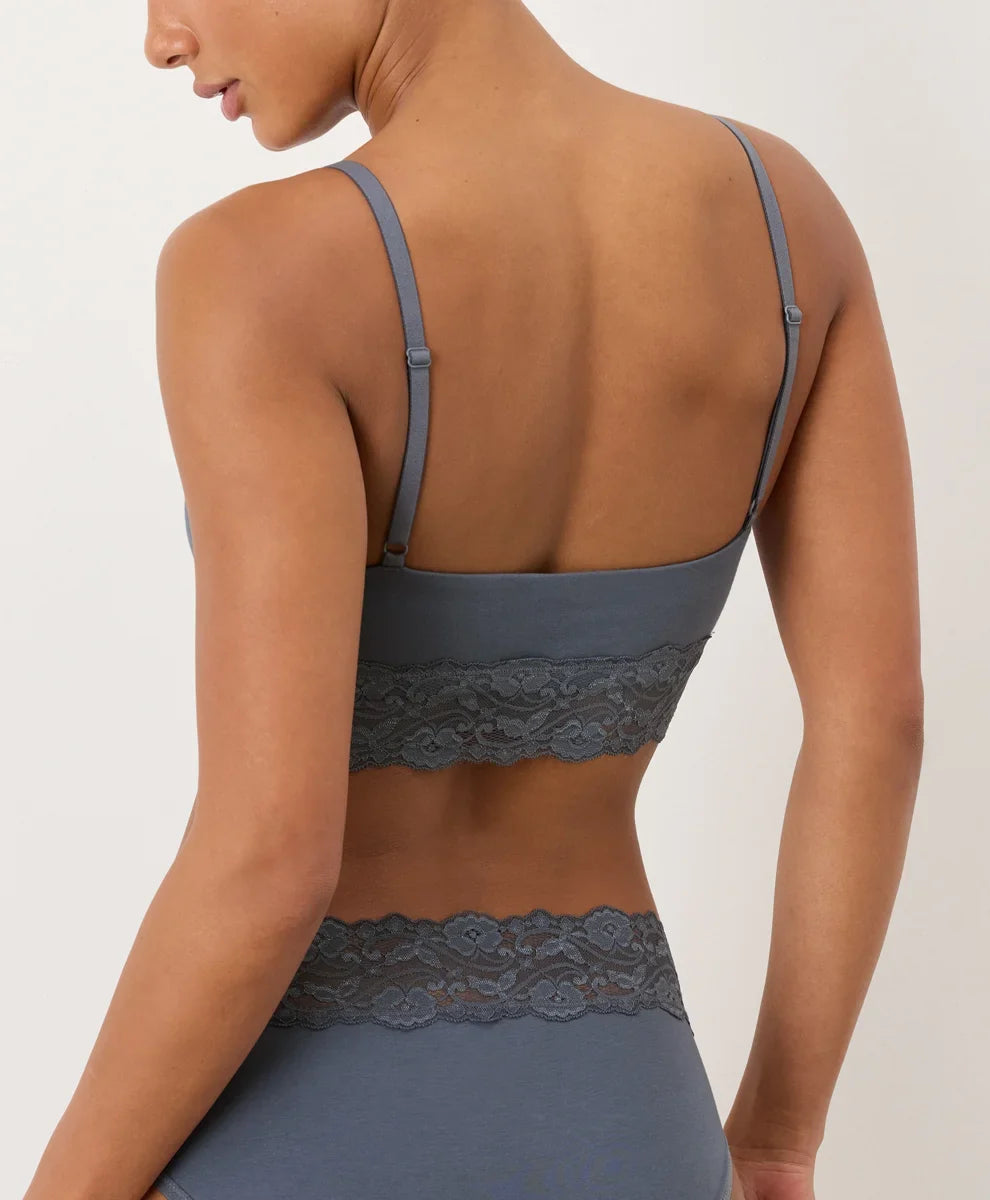 lace modern scoop bralette