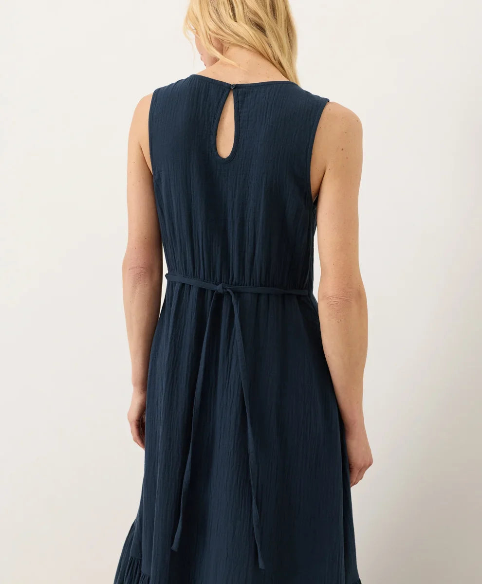 clearance coastal double gauze beach to brunch maxi dress