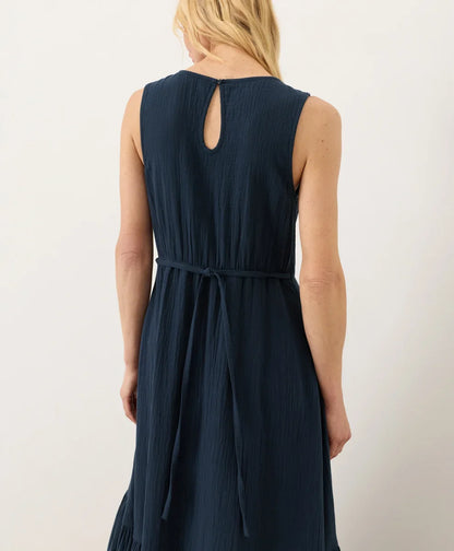 clearance coastal double gauze beach to brunch maxi dress