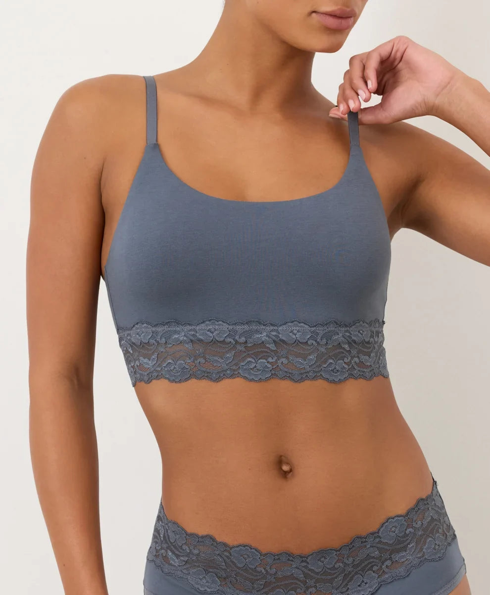 lace modern scoop bralette