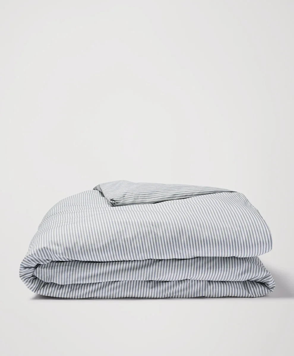 organic cool-air percale duvet cover