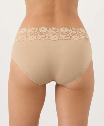 lace waist brief