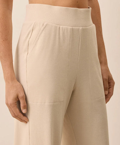 clearance easy rib wide leg lounge pant