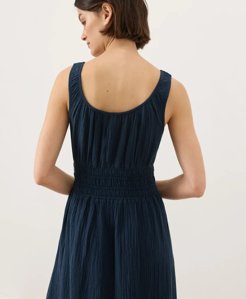 clearance coastal double gauze cami dress