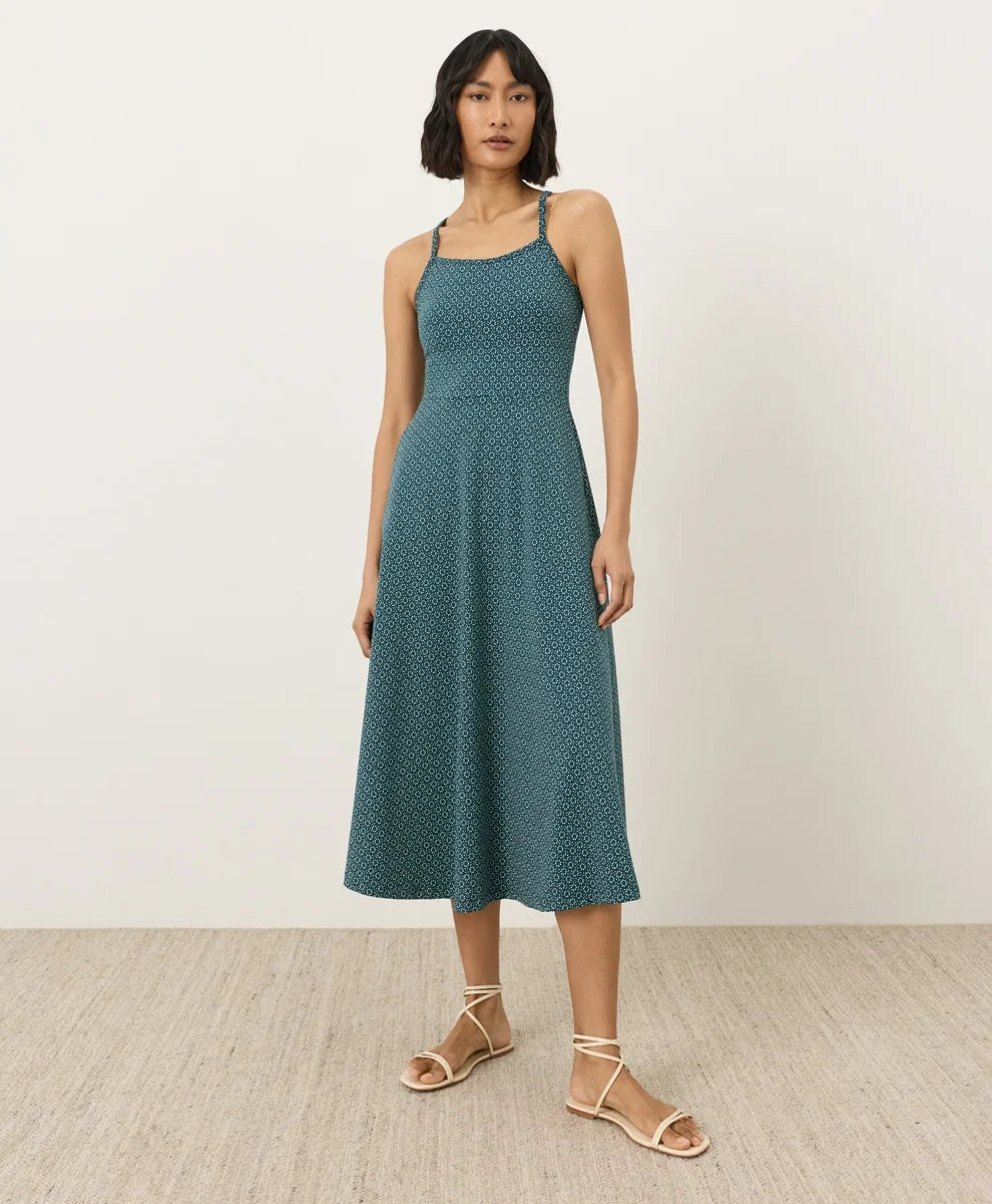 clearance fit & flare midi dress