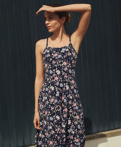 clearance fit & flare midi dress