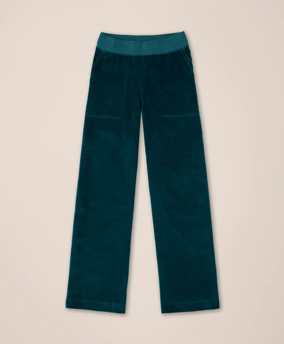 clearance pure velour wide leg pant