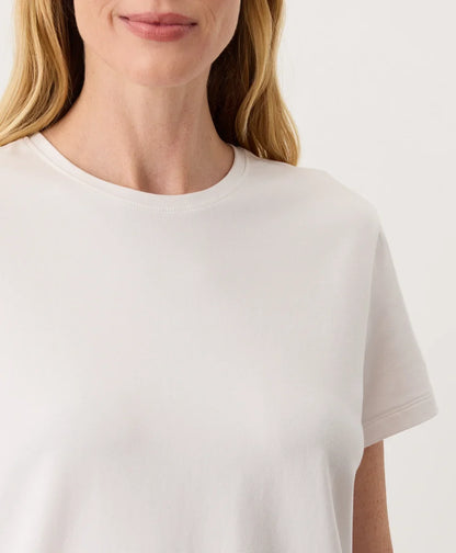 clearance luxe essential crewneck tee
