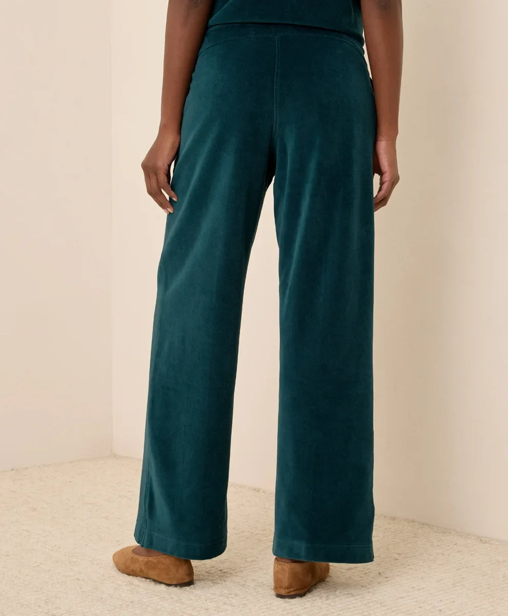 clearance pure velour wide leg pant