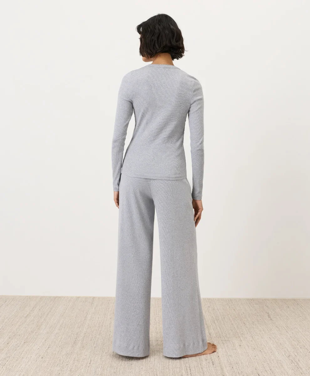 clearance dream rib wide leg lounge pant