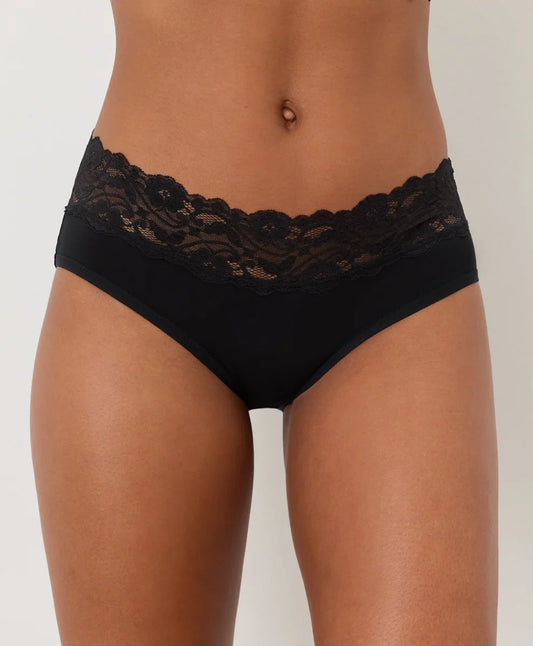 lace waist brief