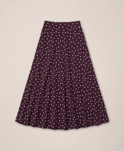 clearance fit & flare midi skirt
