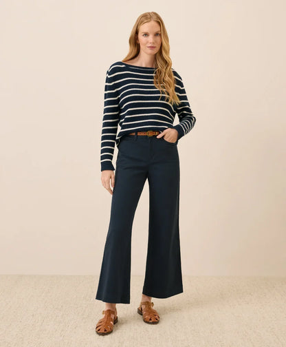 clearance luxe knit boatneck sweater