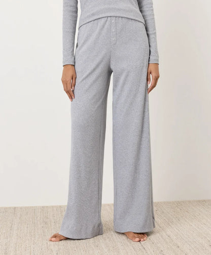 clearance dream rib wide leg lounge pant
