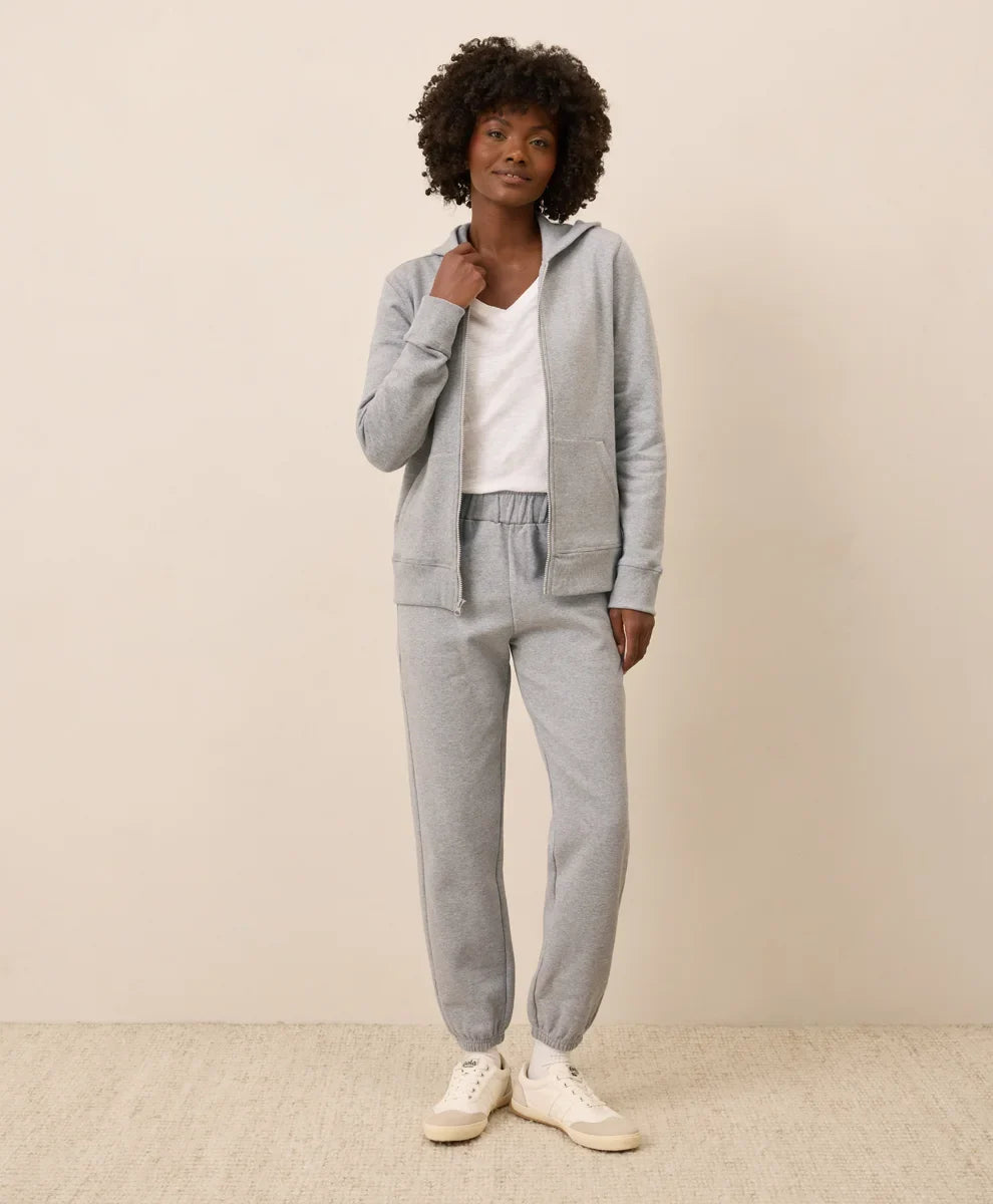 clearance brushed fleece zip hoodie