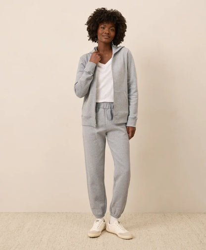clearance brushed fleece zip hoodie