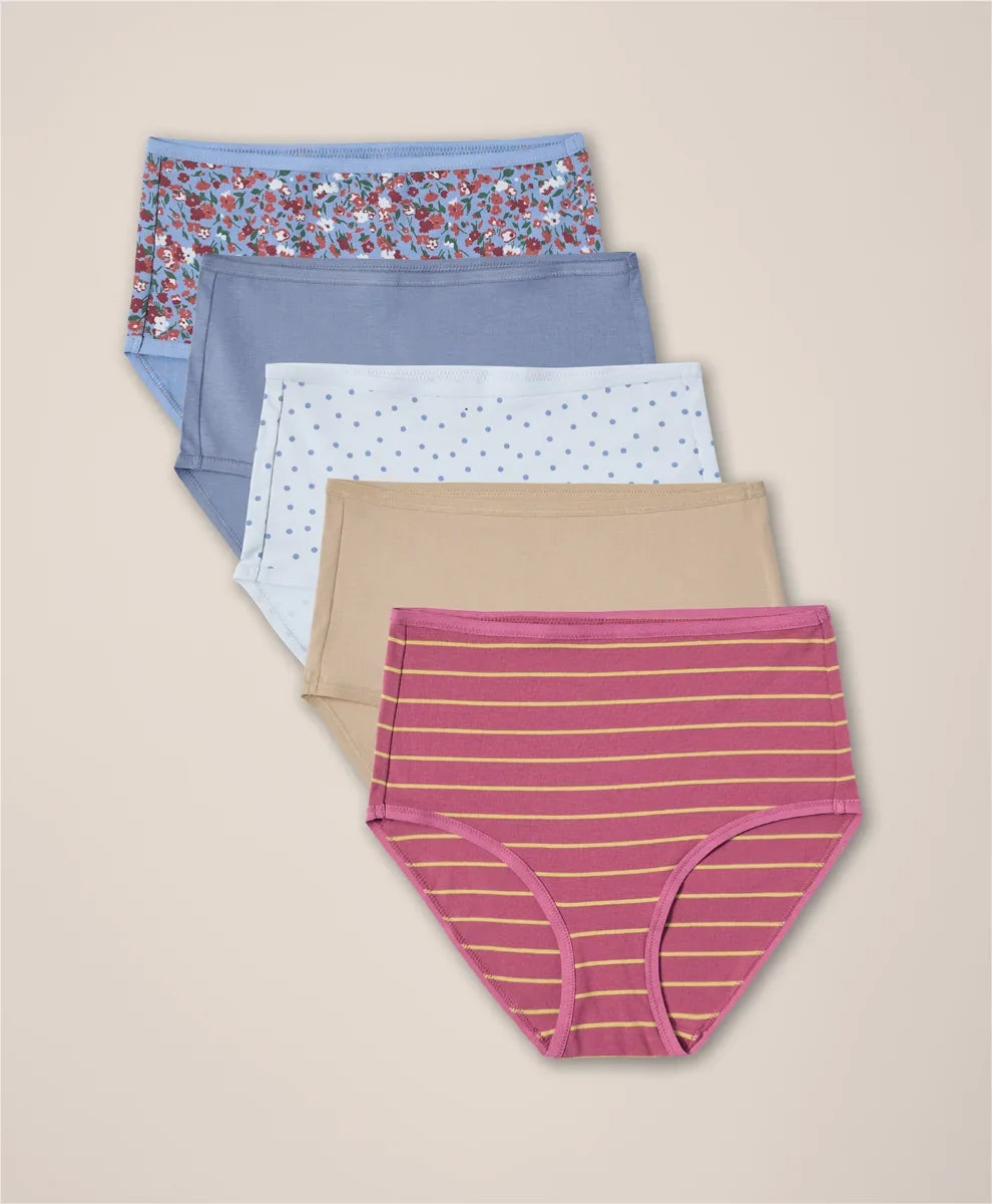 clearance everyday high rise brief 5-pack