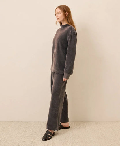 clearance pure velour wide leg pant