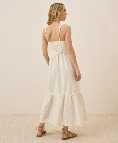 clearance canopy linen blend easy tank dress