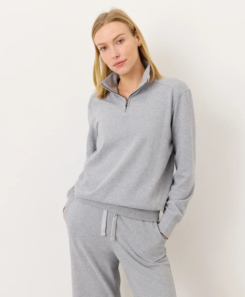 clearance cloudknit quarter zip