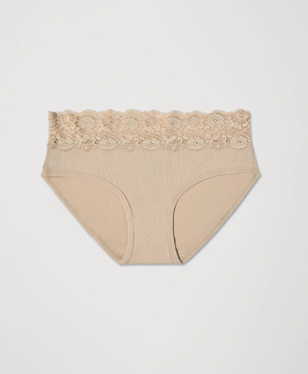 lace waist brief