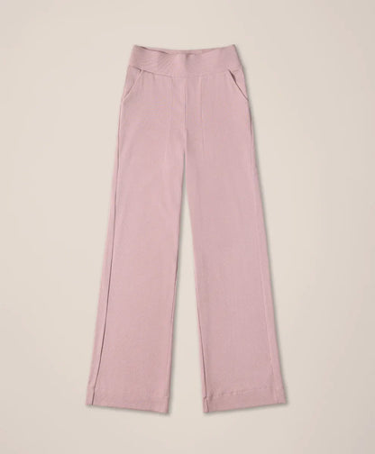 clearance easy rib wide leg lounge pant
