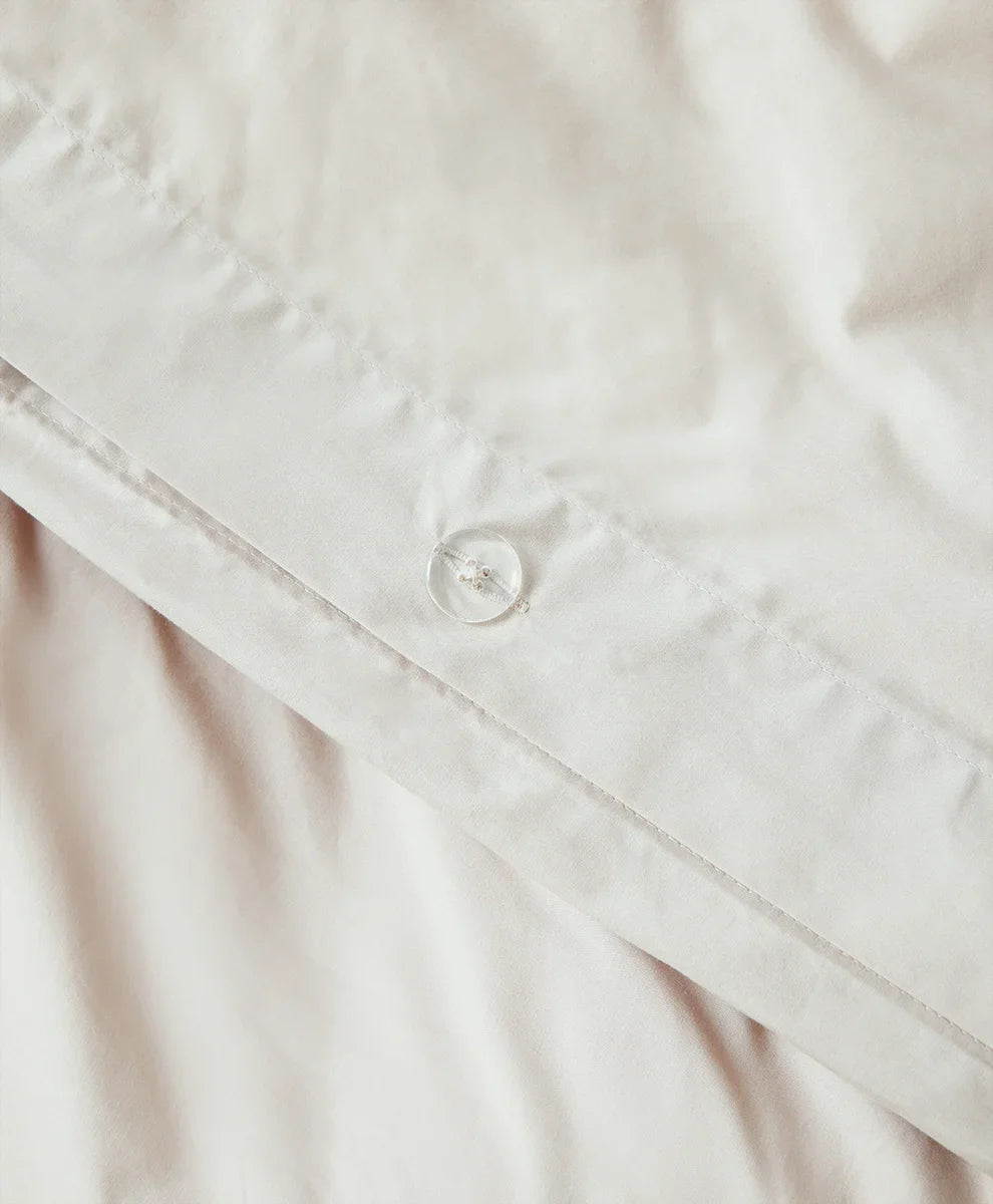 organic cool-air percale duvet cover